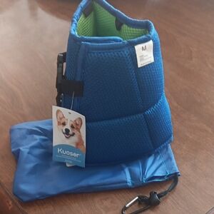 Kuoser Adjustable Soft Recovery Cone Collar for Dogs Medium NWT
